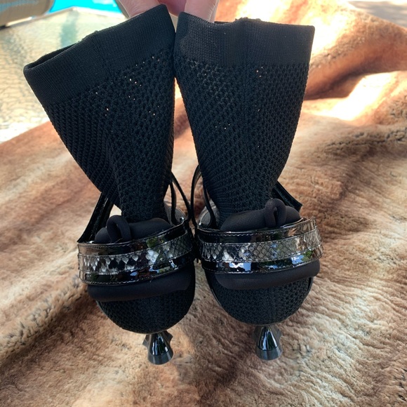 Jeffrey Campbell Abate Fishnet Booties - Picture 5 of 13